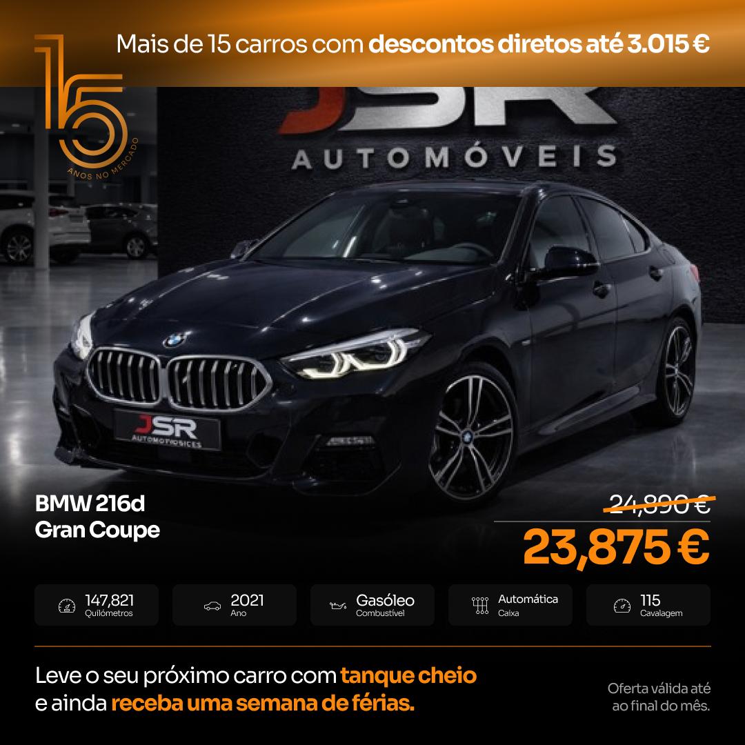 BMW 216d Gran Coupe Pack M